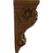 Ekena Millwork 8 1/2"W x 6 1/2"D x 14"H Large Wide Acanthus Wood Corbel, Cherry CORW08X06X14ACCH - alternate 4